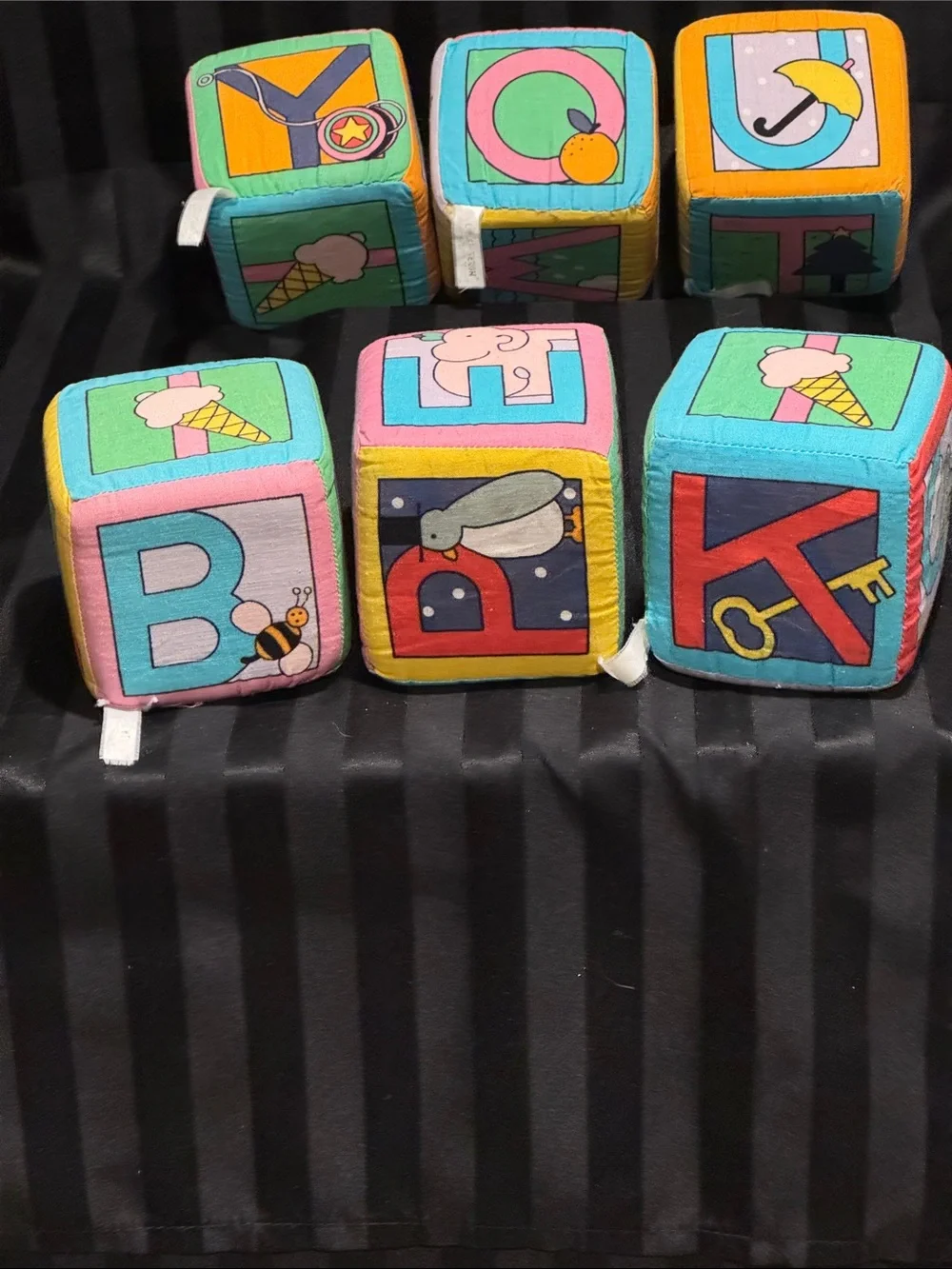 Lillian Vernon ABC Blocks - In Primary and Pastel Colors